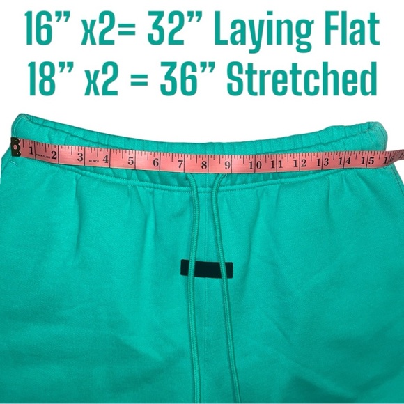 ESSENTIALS Fear of God Essentials Polar Fleece Shorts | Mint Leaf | NEW/NWOT🔥 - Picture 13 of 16